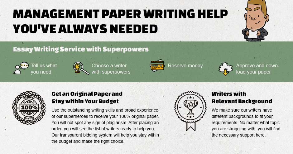 Management Paper Writing Help You've Always Needed