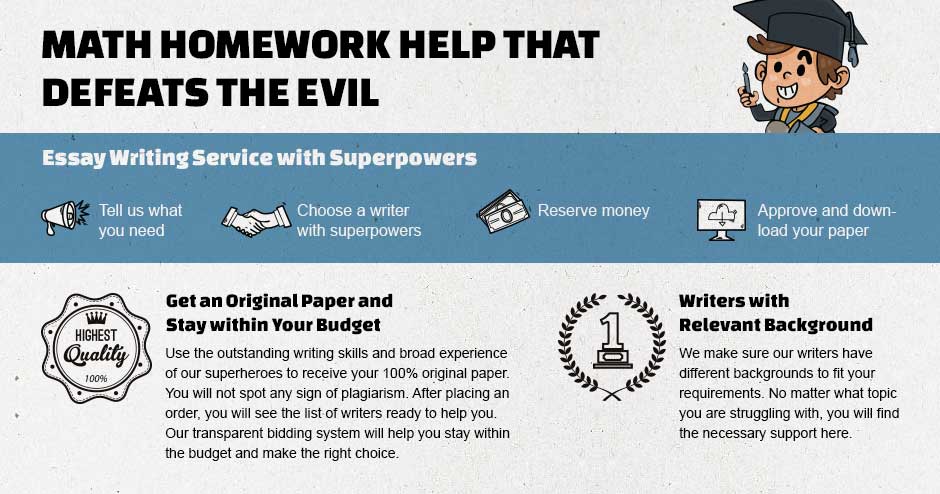 Math Homework Help that Defeats the Evil